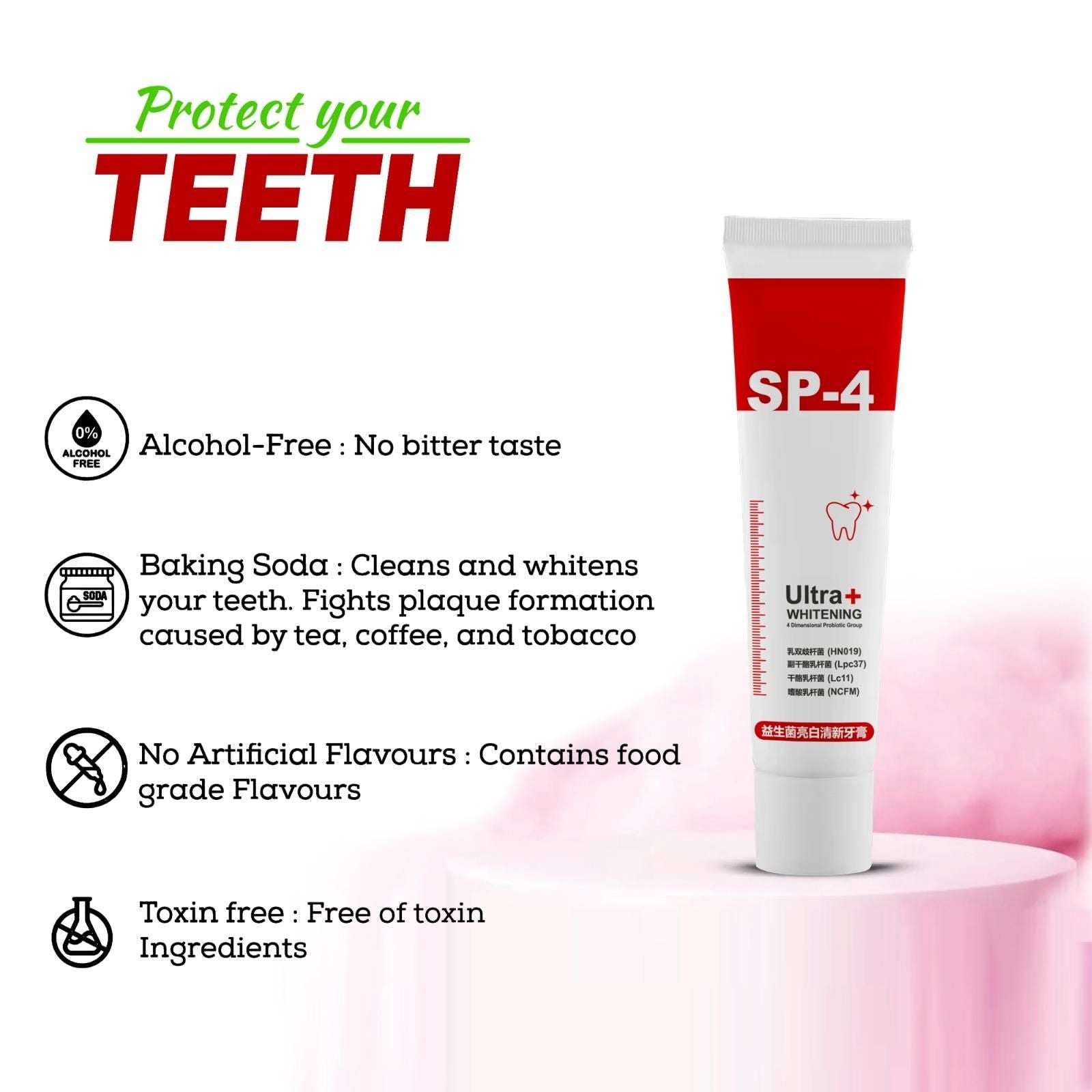 Advanced Whitening Formula for Stain Removal